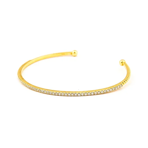 Princess Collection: Yellow Gold Bangle
